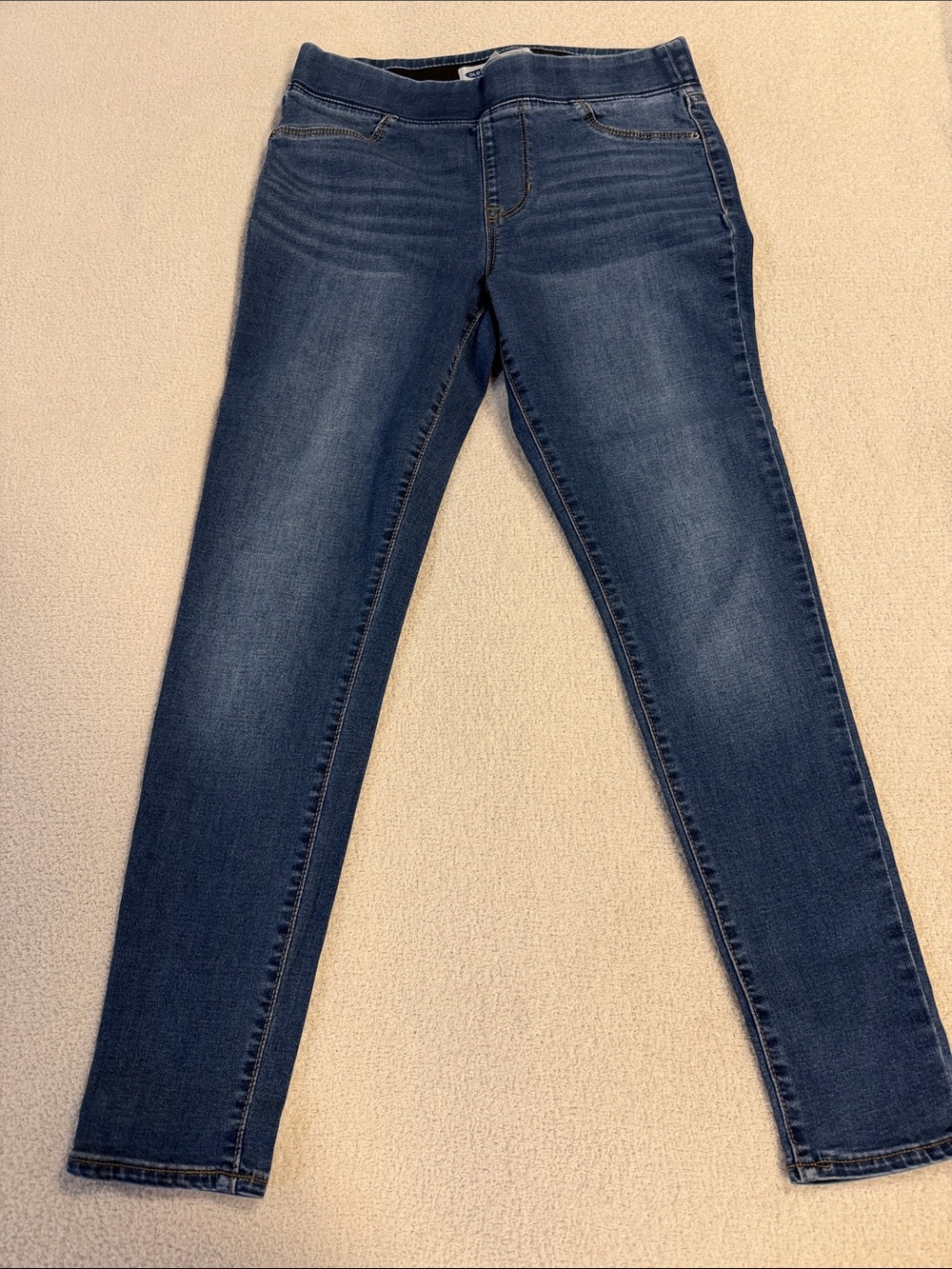 Women's Dark Blue Stretch Skinny Jeans